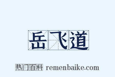 岳飞道是什么意思的图片